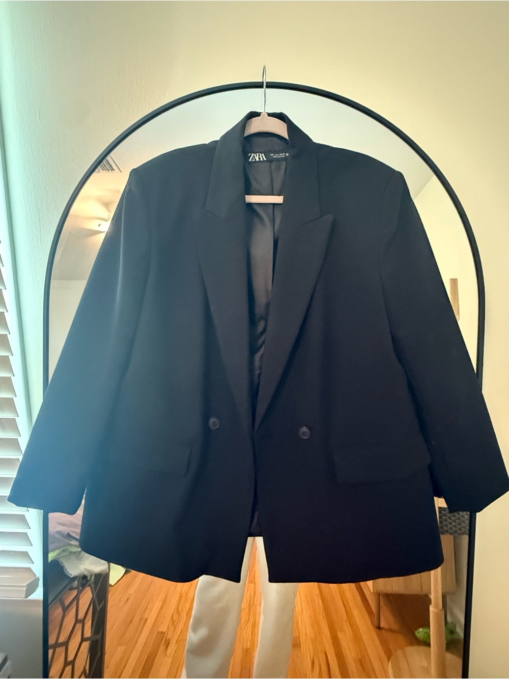 Zara Black Tailored Blazer